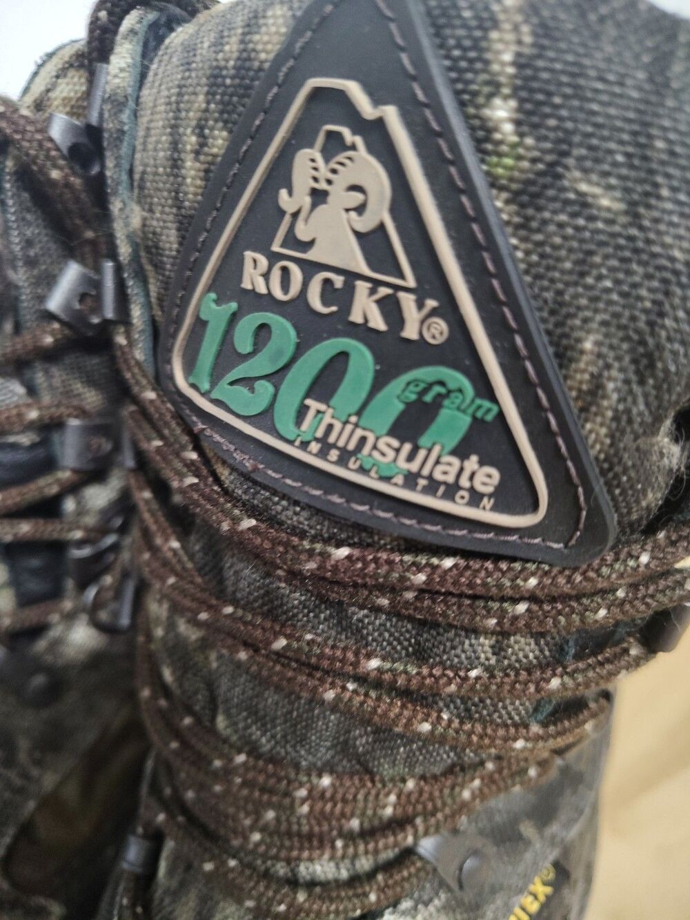 Rocky Camo Bear Trax Series 8973 Gore-Tex  Boots Mens 8.5 W 1200 gr. Insulated - Picture 5 of 16